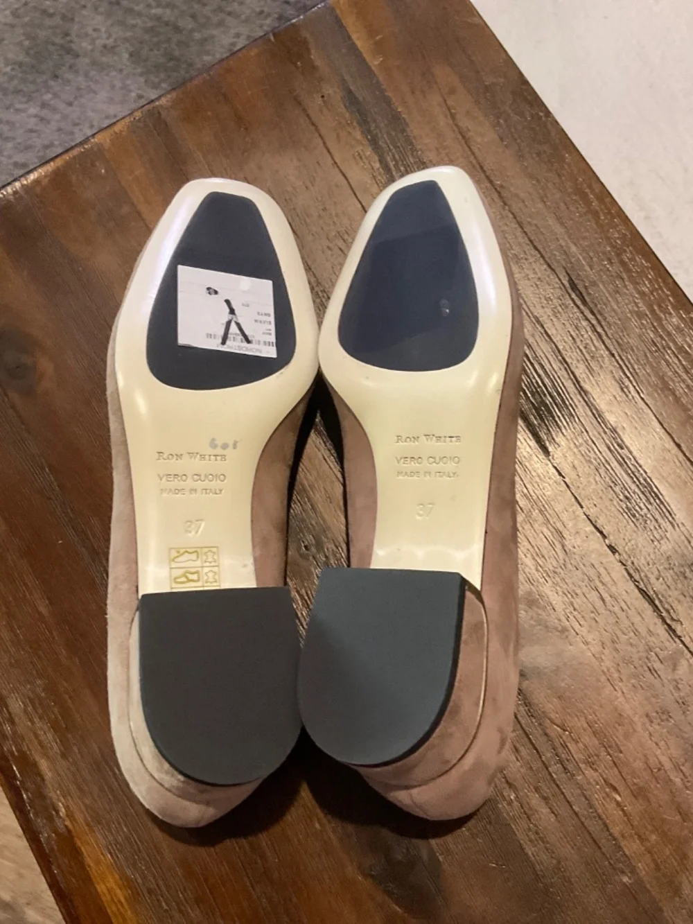 Ron White Elexia Onyx/Tan Suede size EU37 / US 6.5/7